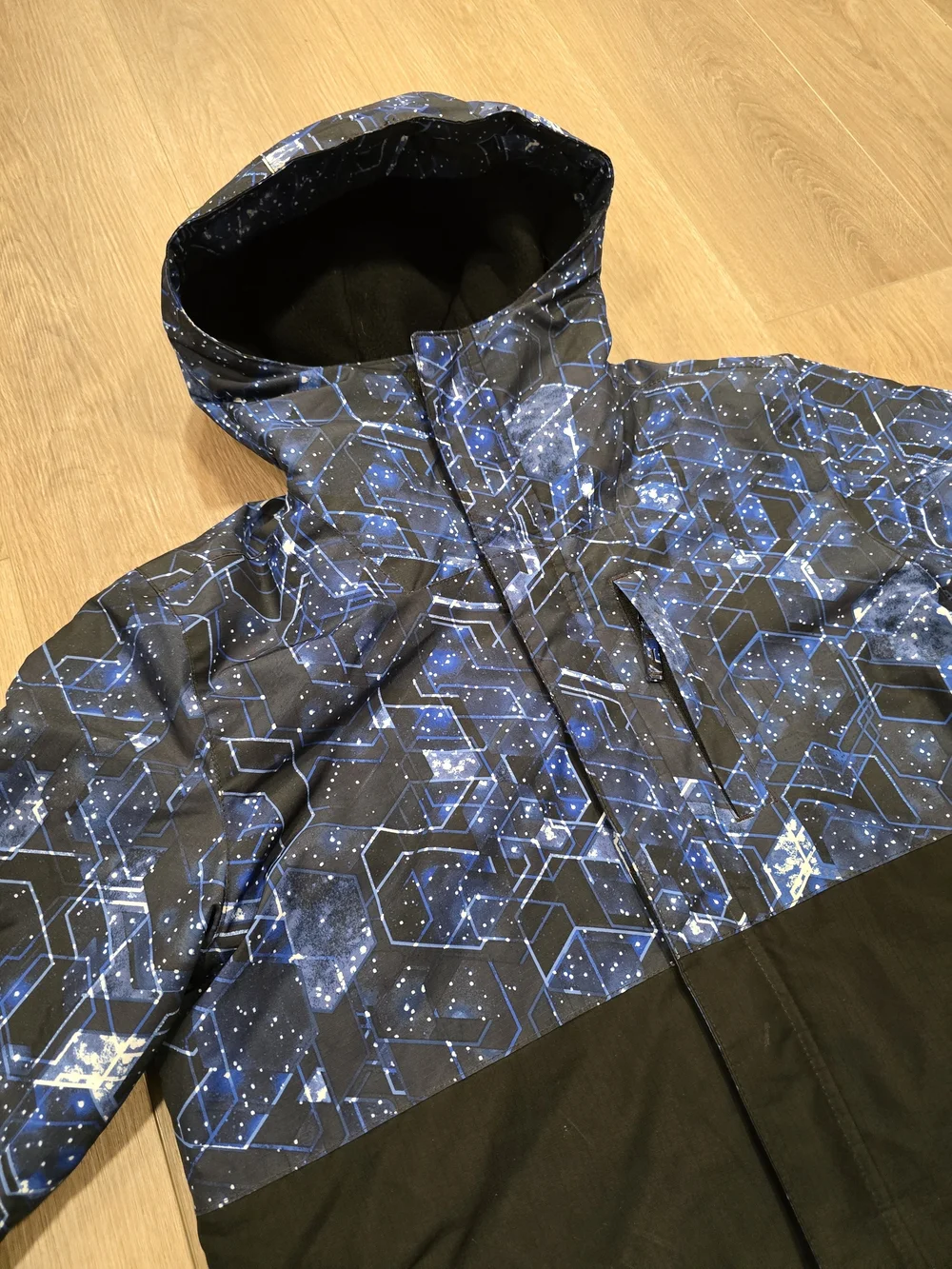 The Children's Place Boys Galaxy Geometric Hooded Winter Jacket XXL 16